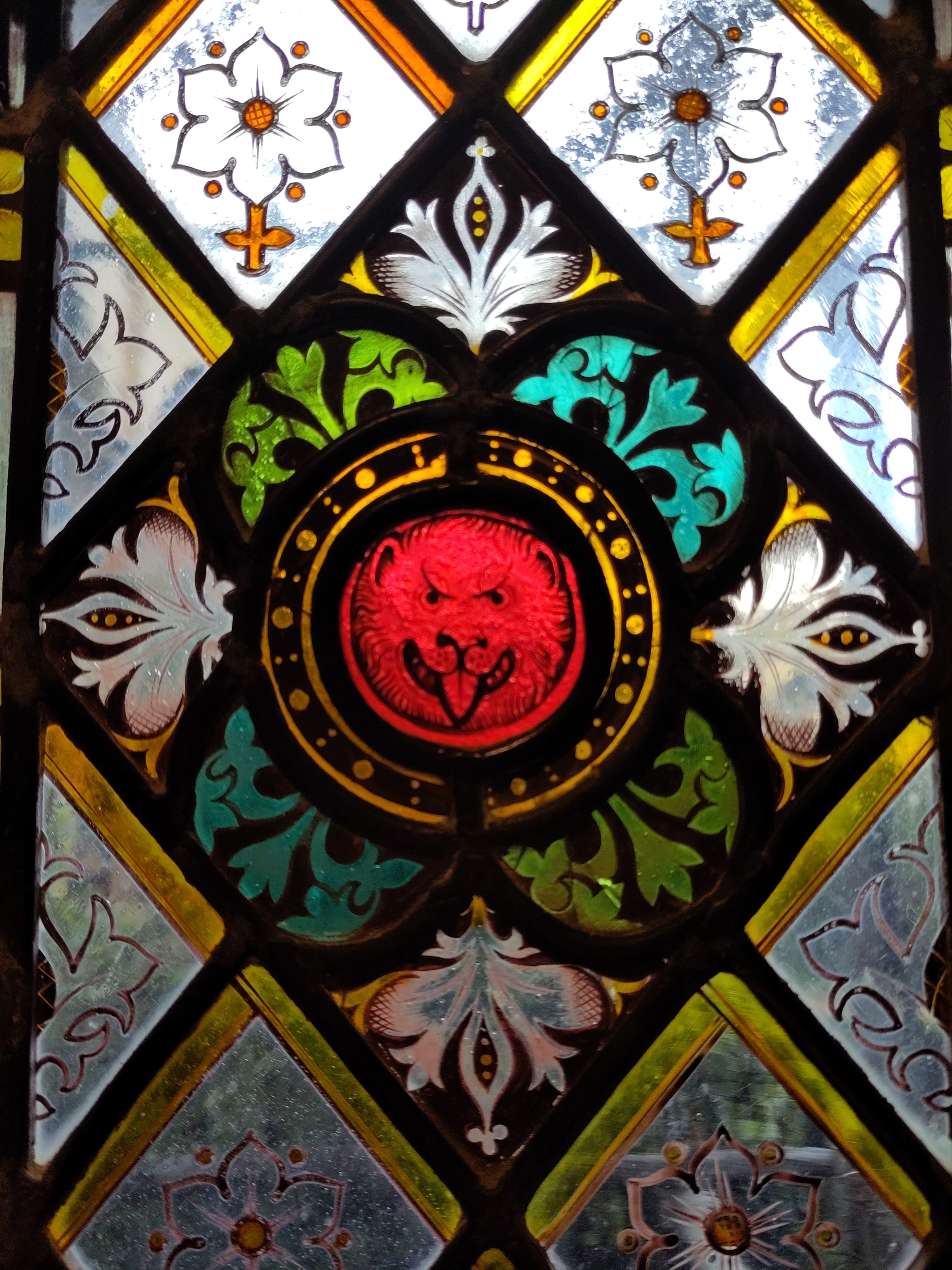 An image of a stained glass window.